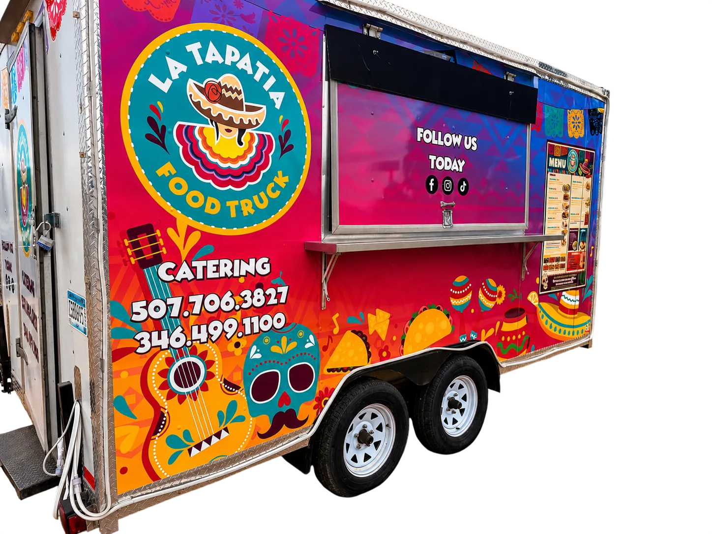 La Tapatia food truck side view